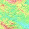Carte topographique Tương Dương, altitude, relief