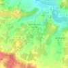 Carte topographique Saint-Martial-sur-Né, altitude, relief