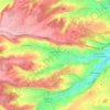 Carte topographique Seninghem, altitude, relief