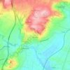 Carte topographique Artonne, altitude, relief