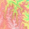 Carte topographique Jiuzhai Valley National Park, altitude, relief