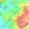 Carte topographique Rebordosa, altitude, relief