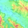 Carte topographique Tabaille-Usquain, altitude, relief