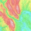 Carte topographique 01510, altitude, relief
