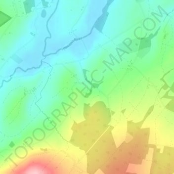 Carte topographique Ards Big, altitude, relief