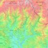 Carte topographique Sindhupalchowk, altitude, relief