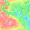 Carte topographique Ashford in the Water CP, altitude, relief