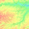 Carte topographique Junco, altitude, relief