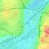 Carte topographique 59125, altitude, relief
