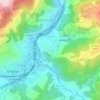 Carte topographique Arama, altitude, relief