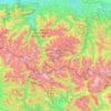 Carte topographique Parque nacional de los Pirineos, altitude, relief