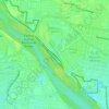Carte topographique Central Pond (Tingley Beach), altitude, relief