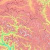 Carte topographique Hunza, altitude, relief