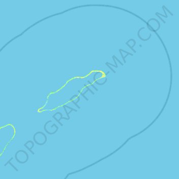 Carte topographique Takaroa, altitude, relief