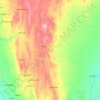 Carte topographique The Regional Council of Goyder, altitude, relief