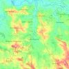 Carte topographique La Douyne, altitude, relief