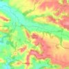 Carte topographique Saint-Cricq-Chalosse, altitude, relief