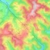 Carte topographique Les Sauvages, altitude, relief