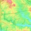 Carte topographique West Falls Church, altitude, relief