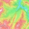 Carte topographique Lescun, altitude, relief