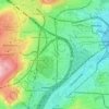 Carte topographique 70191, altitude, relief