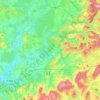 Carte topographique UP 12.4 Athesans - Mofflans, altitude, relief