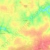 Carte topographique Plougar, altitude, relief