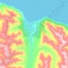 Carte topographique Hope, altitude, relief