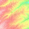 Carte topographique Decatur County, altitude, relief