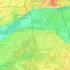 Carte topographique Le Loiret, altitude, relief