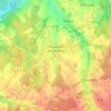 Carte topographique Chavannes-les-Grands, altitude, relief