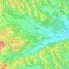 Carte topographique Sankt Martin im Sulmtal, altitude, relief