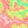 Carte topographique Encinedo, altitude, relief