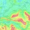 Carte topographique Landkreis Schaumburg, altitude, relief