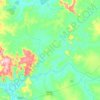 Carte topographique Palmeiras, altitude, relief