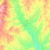 Carte topographique Falls County, altitude, relief