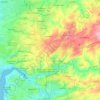 Carte topographique 50200, altitude, relief