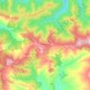 Carte topographique Deux Bassins, altitude, relief