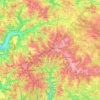Carte topographique Cœur de Causse, altitude, relief