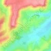 Carte topographique Moutiers-Saint-Jean, altitude, relief