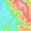 Carte topographique Mont-Saint-Jean, altitude, relief