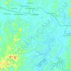 Carte topographique Ambotaka, altitude, relief