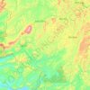 Carte topographique Bắc Sơn, altitude, relief