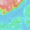 Carte topographique Whycocomagh Bay, altitude, relief