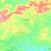Carte topographique Casinhas, altitude, relief