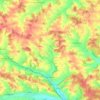 Carte topographique Weihmichl, altitude, relief