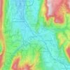 Carte topographique 73000, altitude, relief