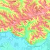 Carte topographique L'Honor-de-Cos, altitude, relief