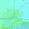 Carte topographique North Bend, altitude, relief