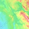 Carte topographique Lake McClure, altitude, relief